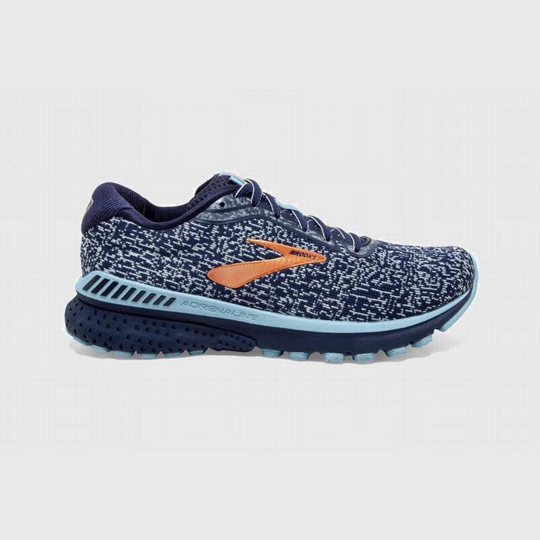 Brooks Adrenaline Gts 20 Israel - Women's Road Running Shoes - Navy/Copper (93478-HXZF)